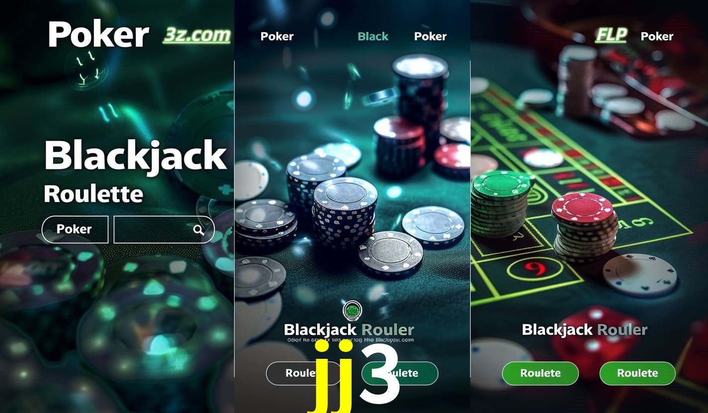 Cassino online jj3 com Poker, Blackjack e Roleta ao vivo para jogadores do Brasil
