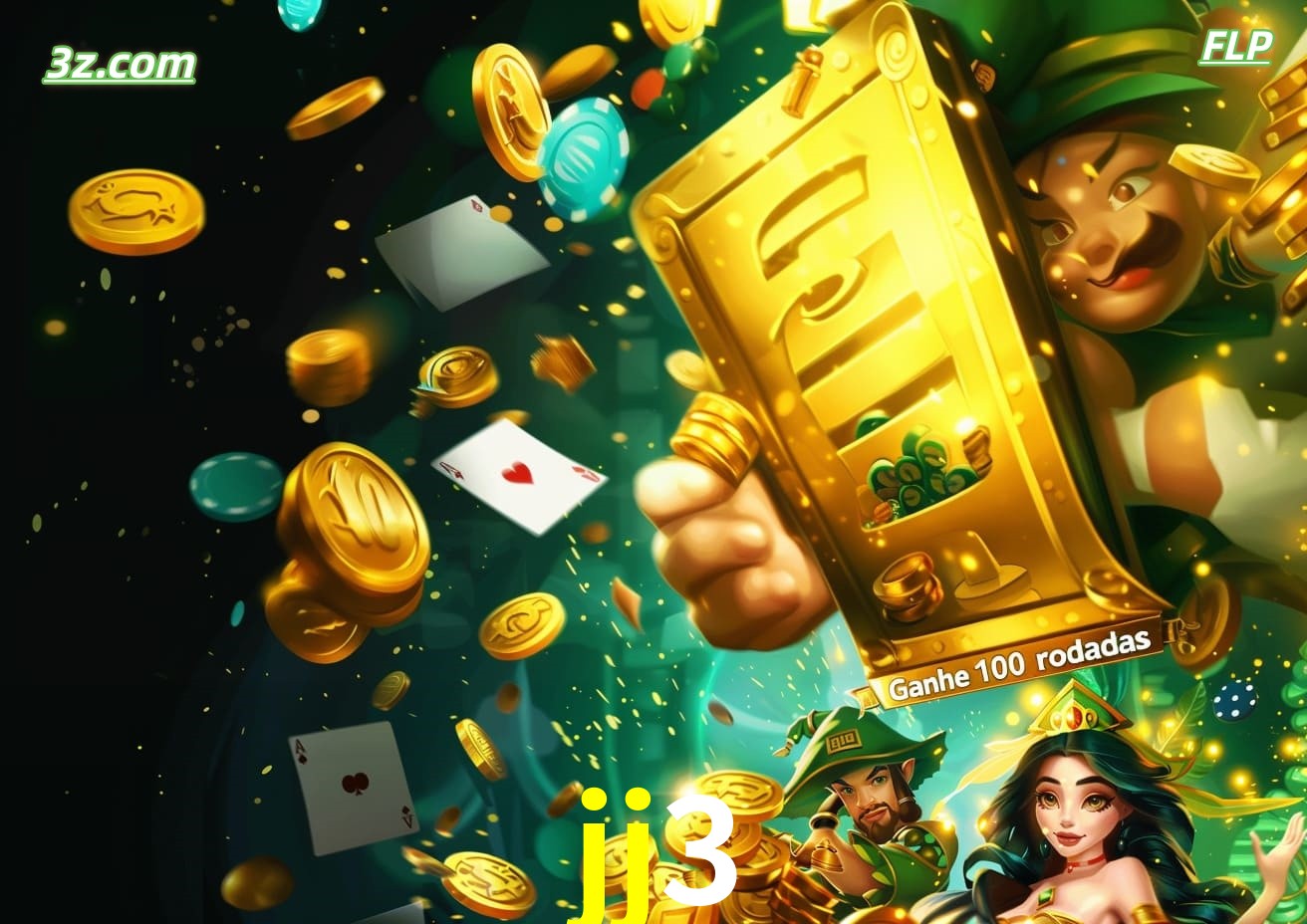 Cassino online jj3 Brasil com caça-níqueis e bônus de 100 rodadas grátis