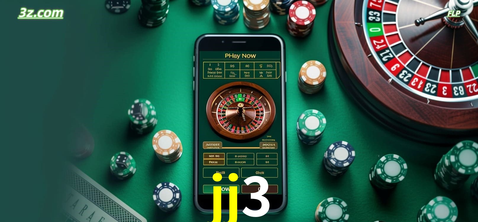 Roleta online no cassino jj3 disponível em celular e computador